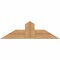 Ekena Millwork Portland Smooth Timber Gable Bracket, Western Red Cedar, 36"W x 10"H x 5 1/2"D x 5 1/2"F, 7/12 Pitch GBW036X10X0606POR00SWR - alternate 1